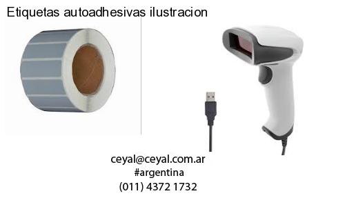 Etiquetas autoadhesivas ilustracion