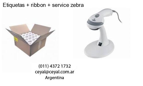 Etiquetas   ribbon   service zebra