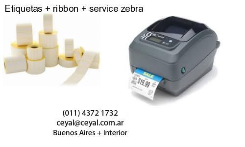 Etiquetas   ribbon   service zebra