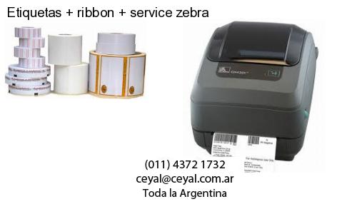 Etiquetas   ribbon   service zebra