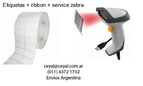 Etiquetas   ribbon   service zebra
