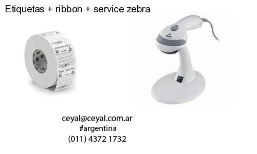 Etiquetas   ribbon   service zebra