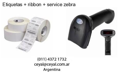 Etiquetas   ribbon   service zebra