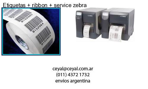 Etiquetas   ribbon   service zebra