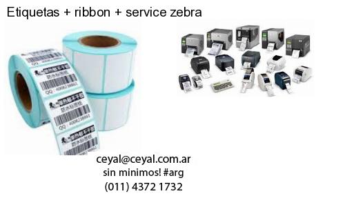 Etiquetas   ribbon   service zebra