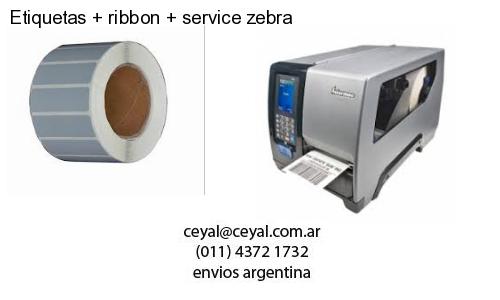 Etiquetas   ribbon   service zebra