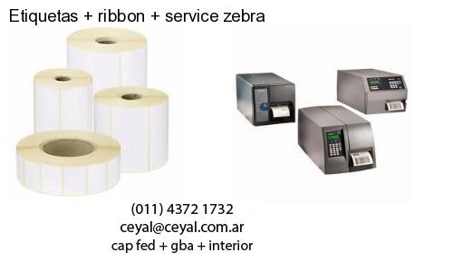 Etiquetas   ribbon   service zebra