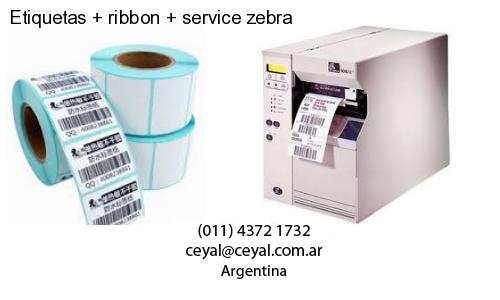 Etiquetas   ribbon   service zebra