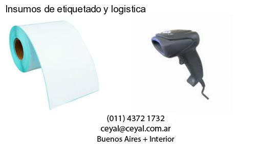 Insumos de etiquetado y logistica