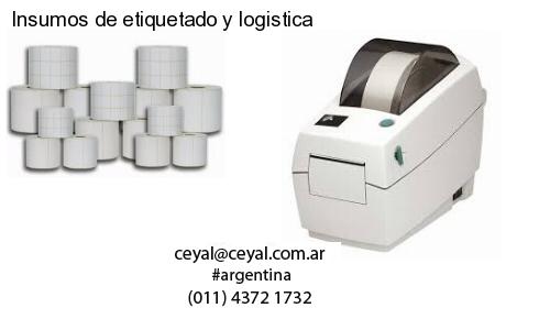 Insumos de etiquetado y logistica