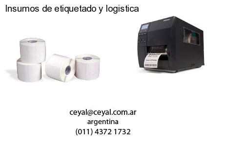 Insumos de etiquetado y logistica