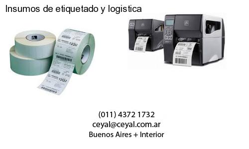 Insumos de etiquetado y logistica