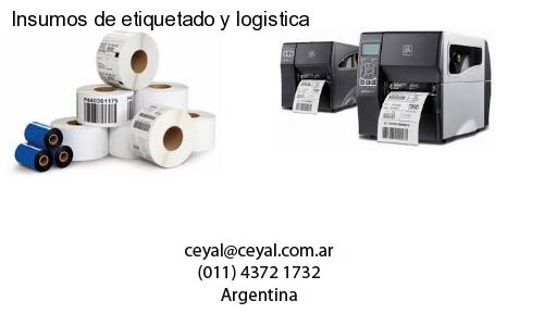 Insumos de etiquetado y logistica