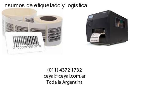 Insumos de etiquetado y logistica