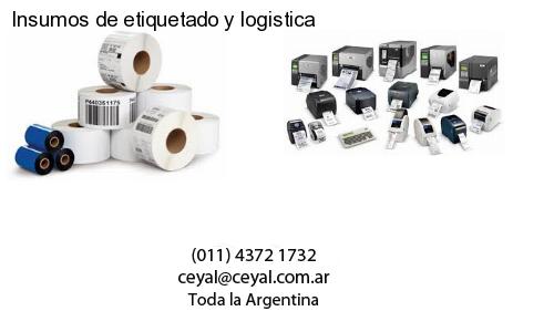 Insumos de etiquetado y logistica