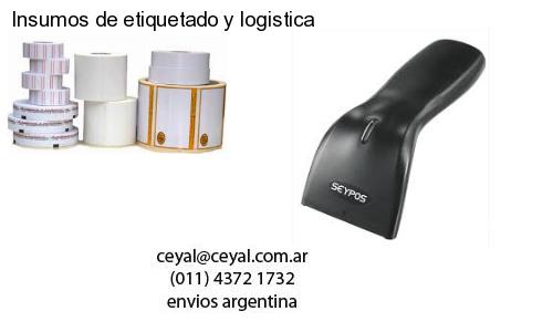 Insumos de etiquetado y logistica