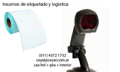Insumos de etiquetado y logistica