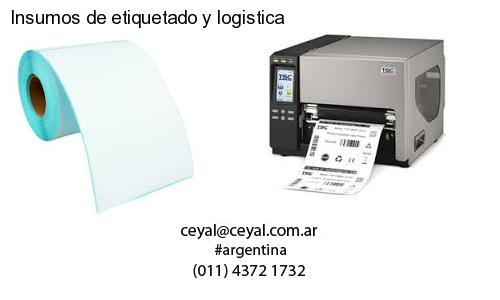 Insumos de etiquetado y logistica