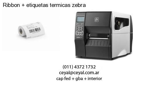 Ribbon   etiquetas termicas zebra