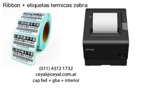 Ribbon   etiquetas termicas zebra