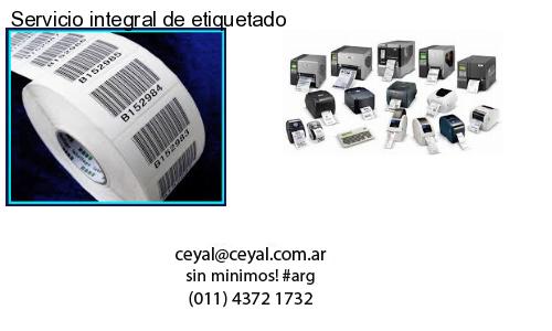 Servicio integral de etiquetado