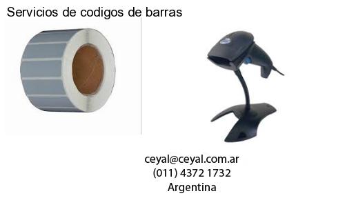 Servicios de codigos de barras