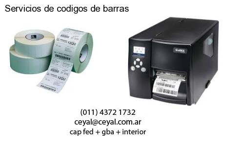 Servicios de codigos de barras
