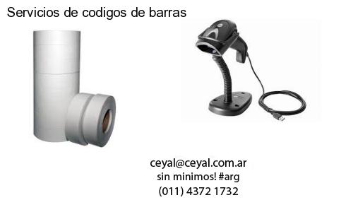 Servicios de codigos de barras