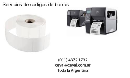 Servicios de codigos de barras