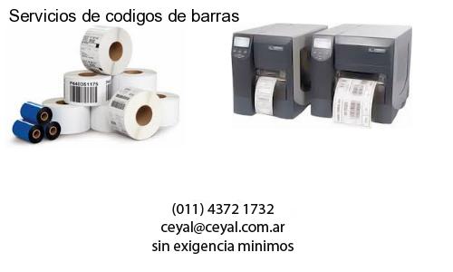 Servicios de codigos de barras