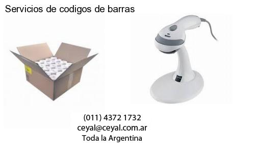 Servicios de codigos de barras