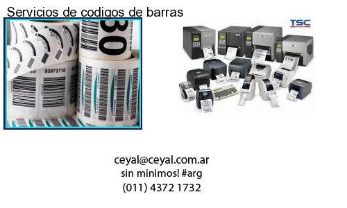 Servicios de codigos de barras