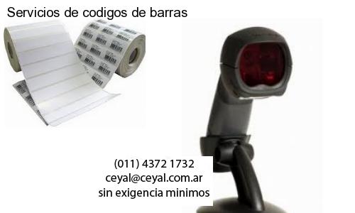 Servicios de codigos de barras