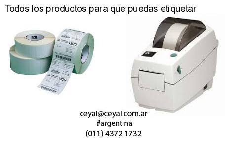 Todos los productos para que puedas etiquetar