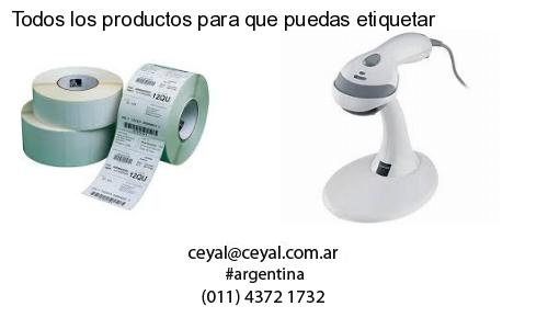 Todos los productos para que puedas etiquetar