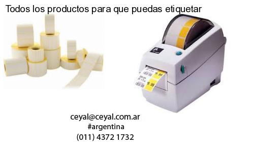 Todos los productos para que puedas etiquetar
