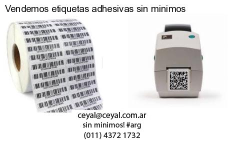 Vendemos etiquetas adhesivas sin minimos