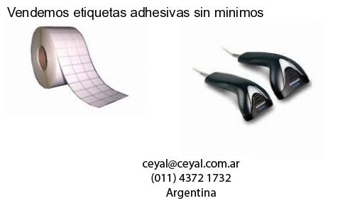 Vendemos etiquetas adhesivas sin minimos