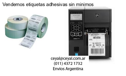 Vendemos etiquetas adhesivas sin minimos