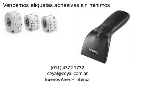 Vendemos etiquetas adhesivas sin minimos