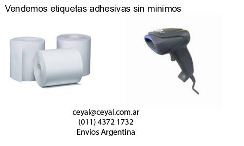 Vendemos etiquetas adhesivas sin minimos