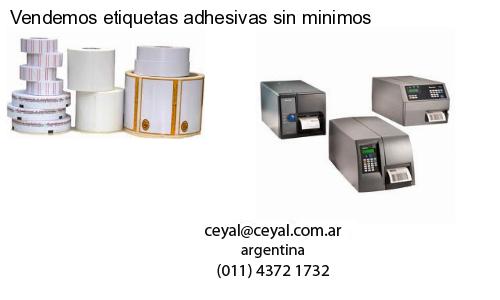 Vendemos etiquetas adhesivas sin minimos