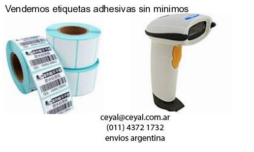 Vendemos etiquetas adhesivas sin minimos