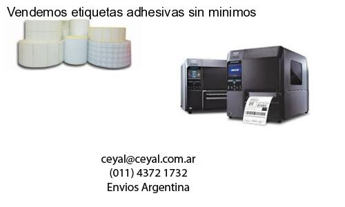 Vendemos etiquetas adhesivas sin minimos