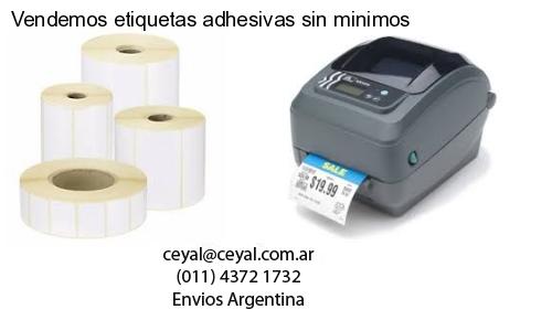 Vendemos etiquetas adhesivas sin minimos