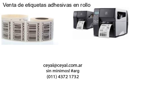 Venta de etiquetas adhesivas en rollo