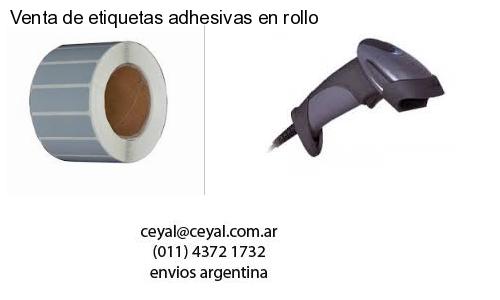 Venta de etiquetas adhesivas en rollo