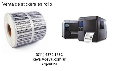 Venta de stickers en rollo