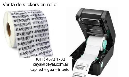 Venta de stickers en rollo