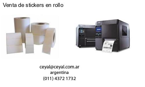 Venta de stickers en rollo